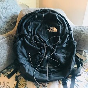 North Face Black Borealis Backpack
